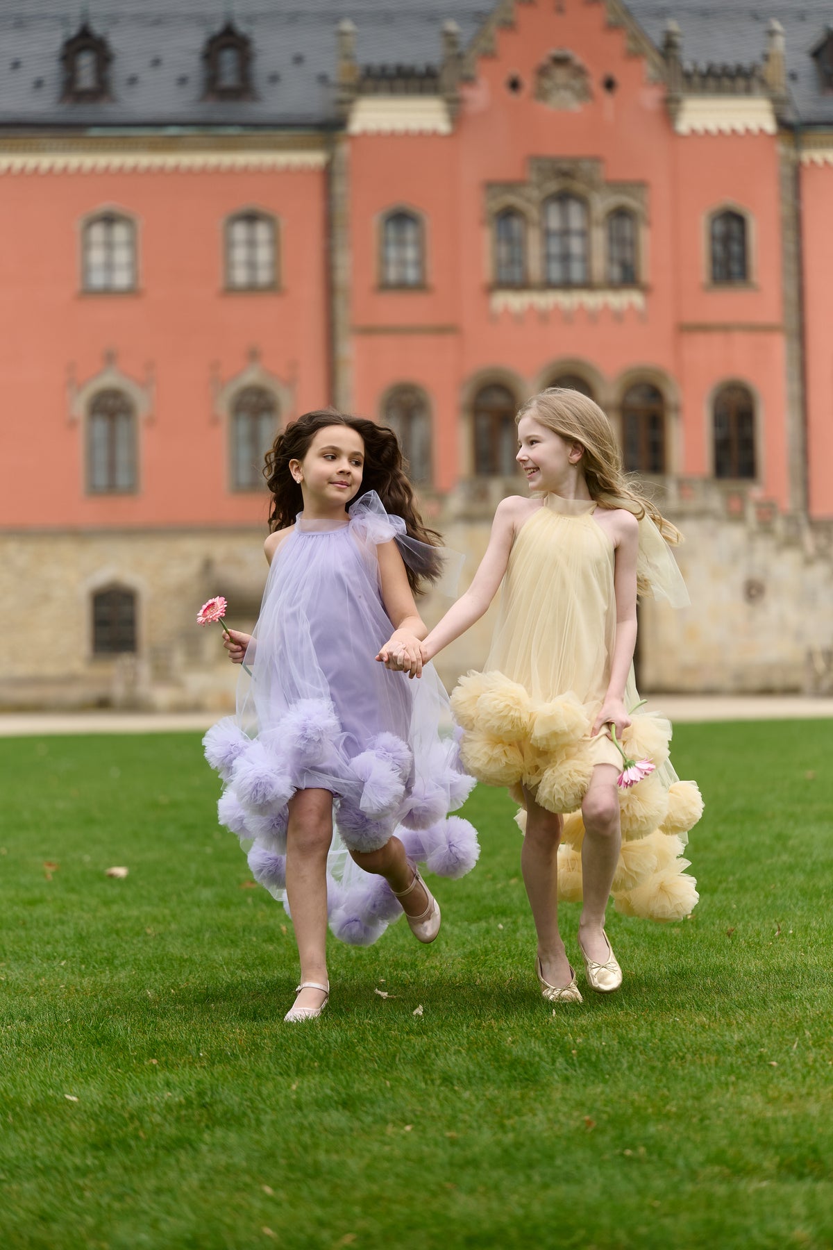 Fluffy Purple Dress – Jorya Kids Boutique