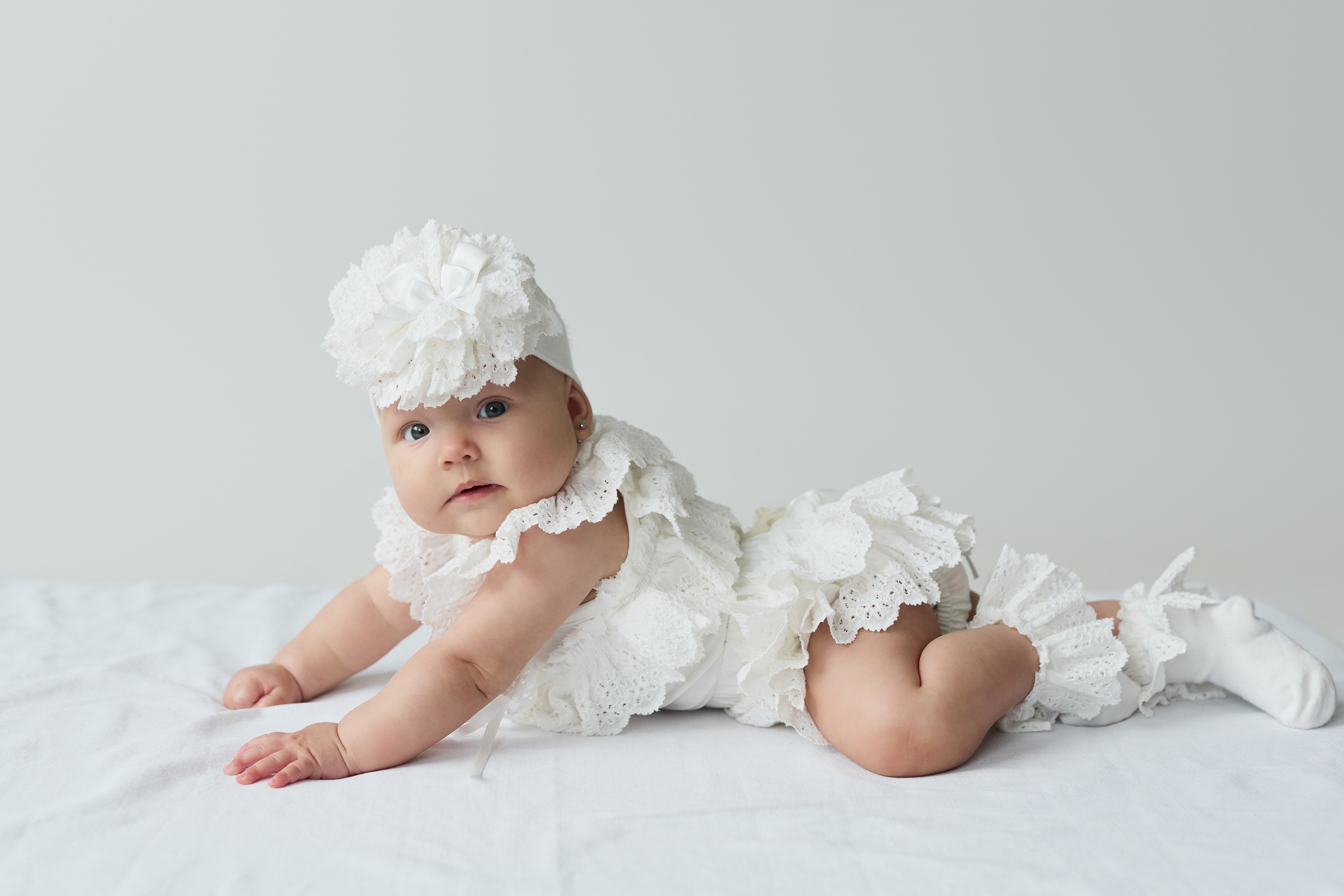 Ivory Bloom Lace Set