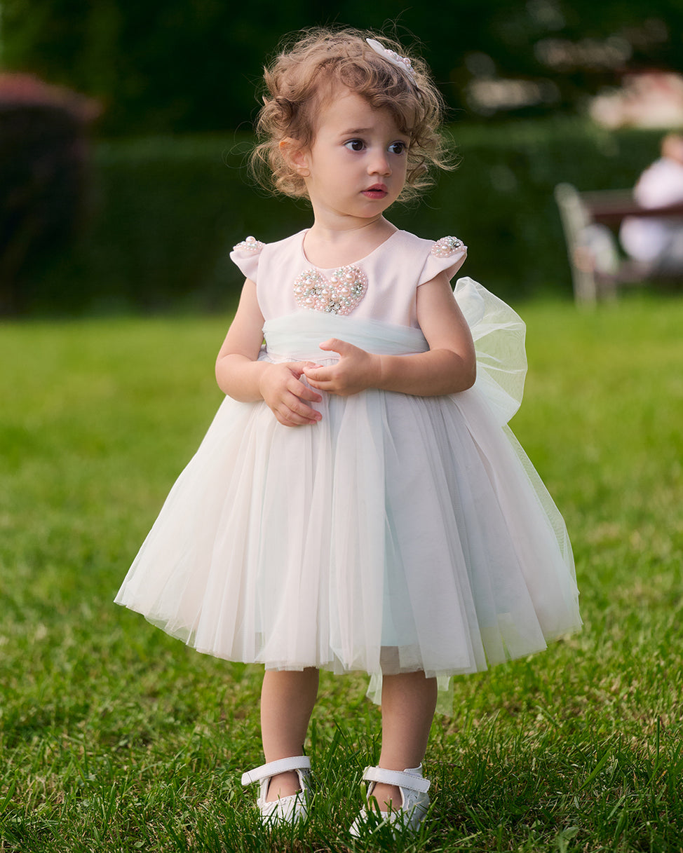 Pearl Heart Dress – Jorya Kids Boutique
