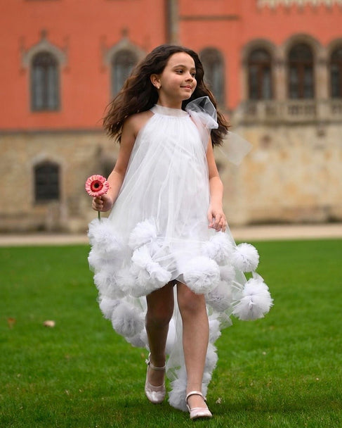 White Blossom Dress – Jorya Kids Boutique