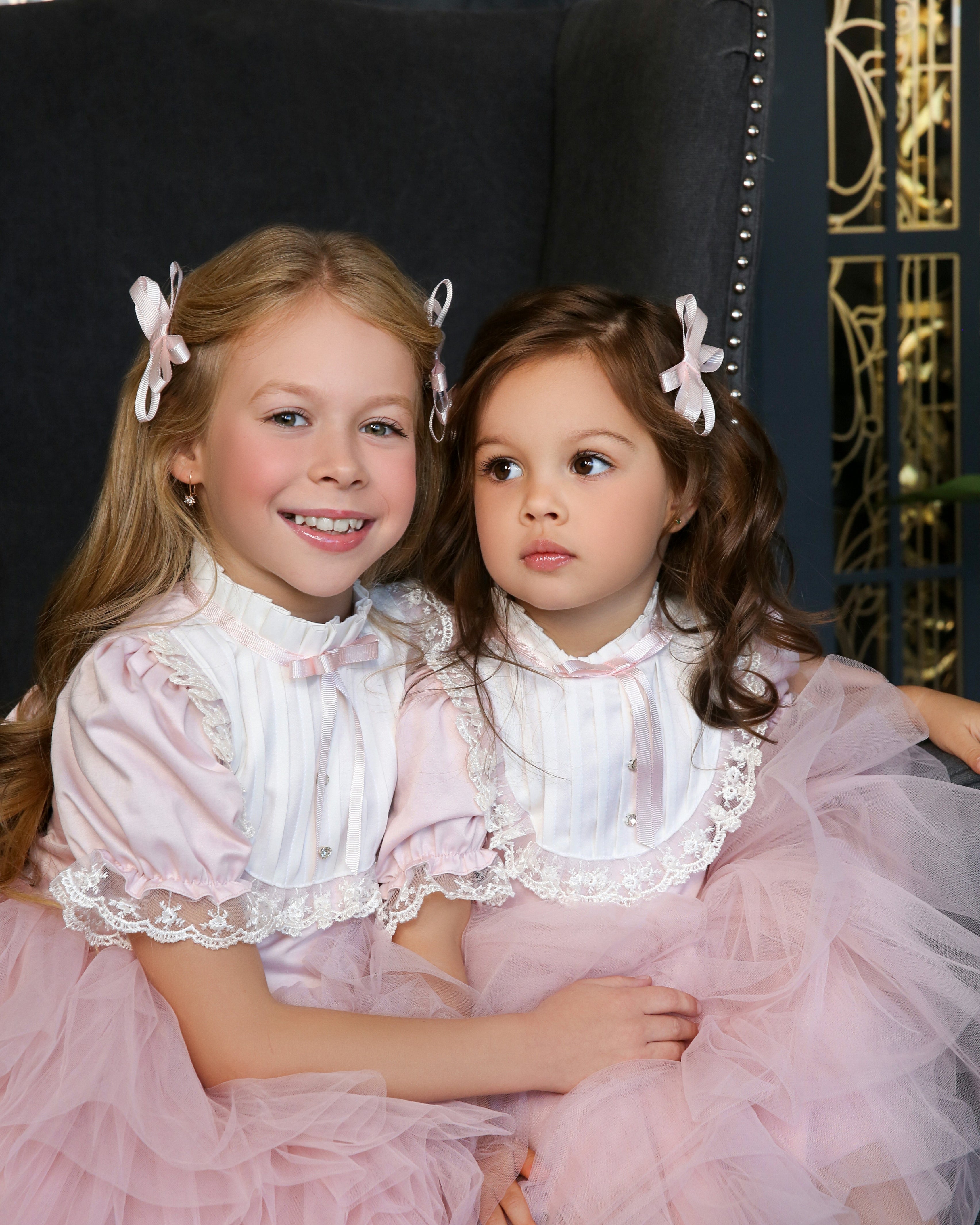 Fluffy Pink Dress – Jorya Kids Boutique