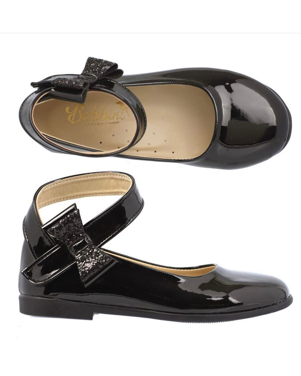 Shiny Black Shoes – Jorya Kids Boutique
