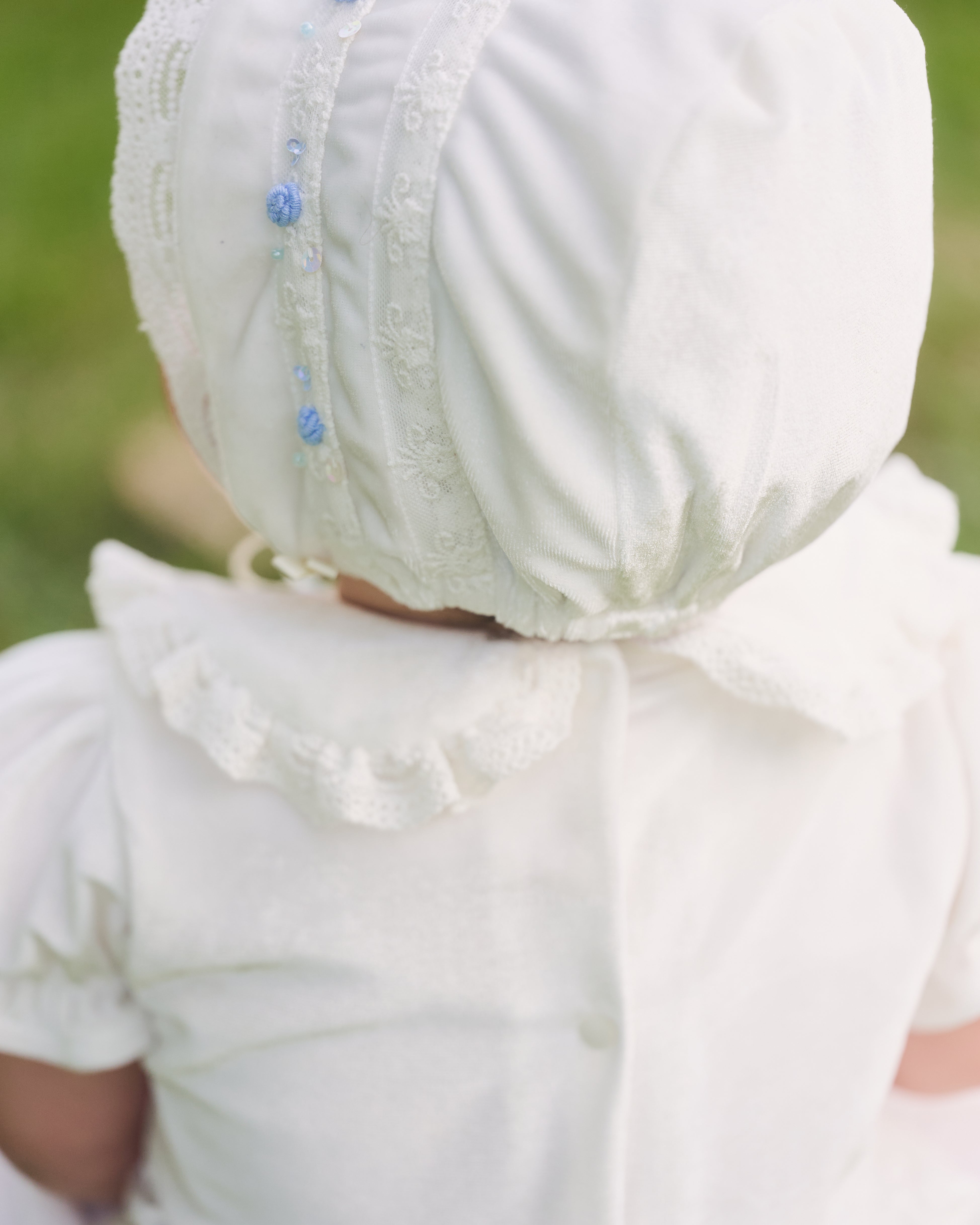 Amelia Ivory Lace Baby Set