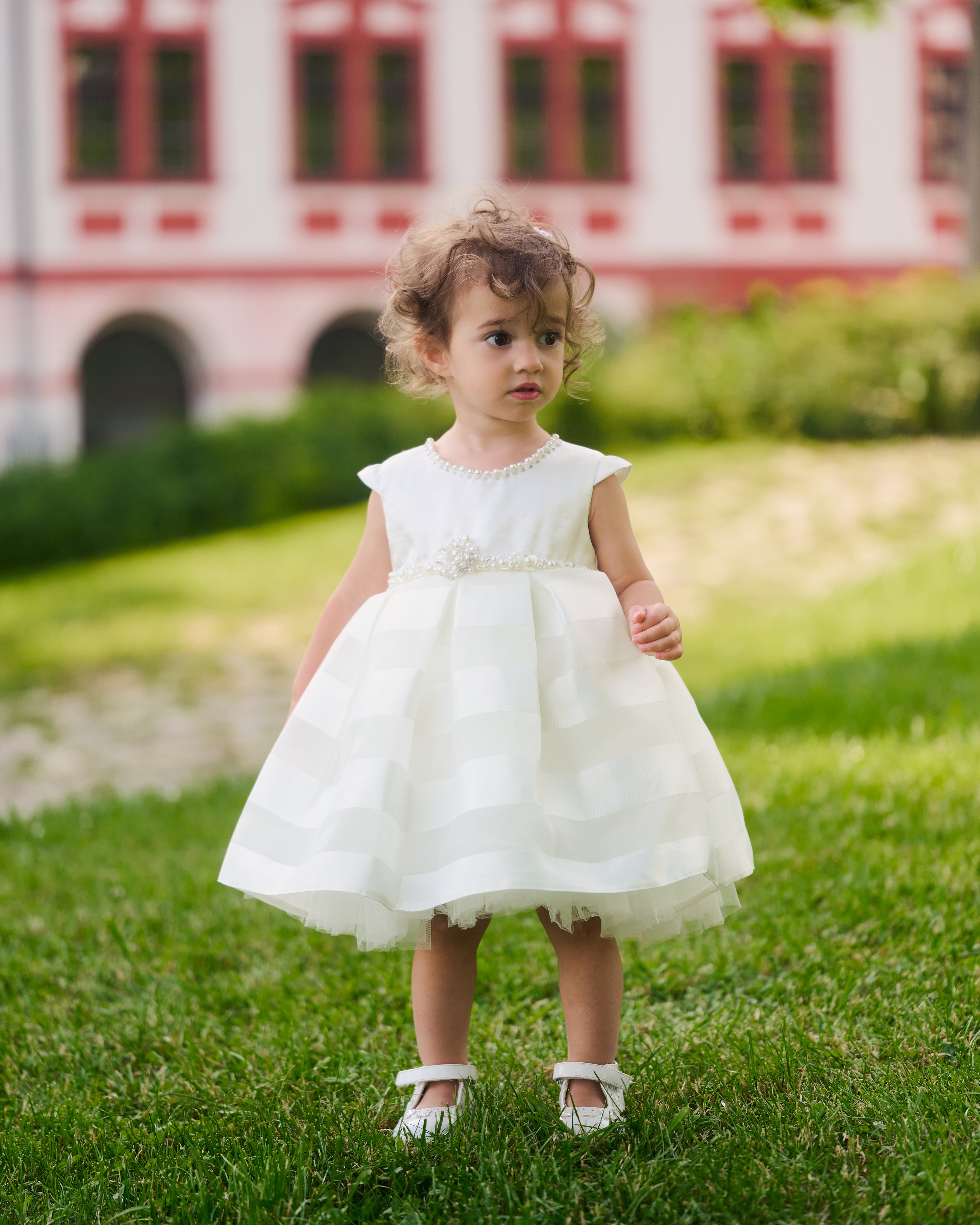 Sofia Pearl Dress – Jorya Kids Boutique