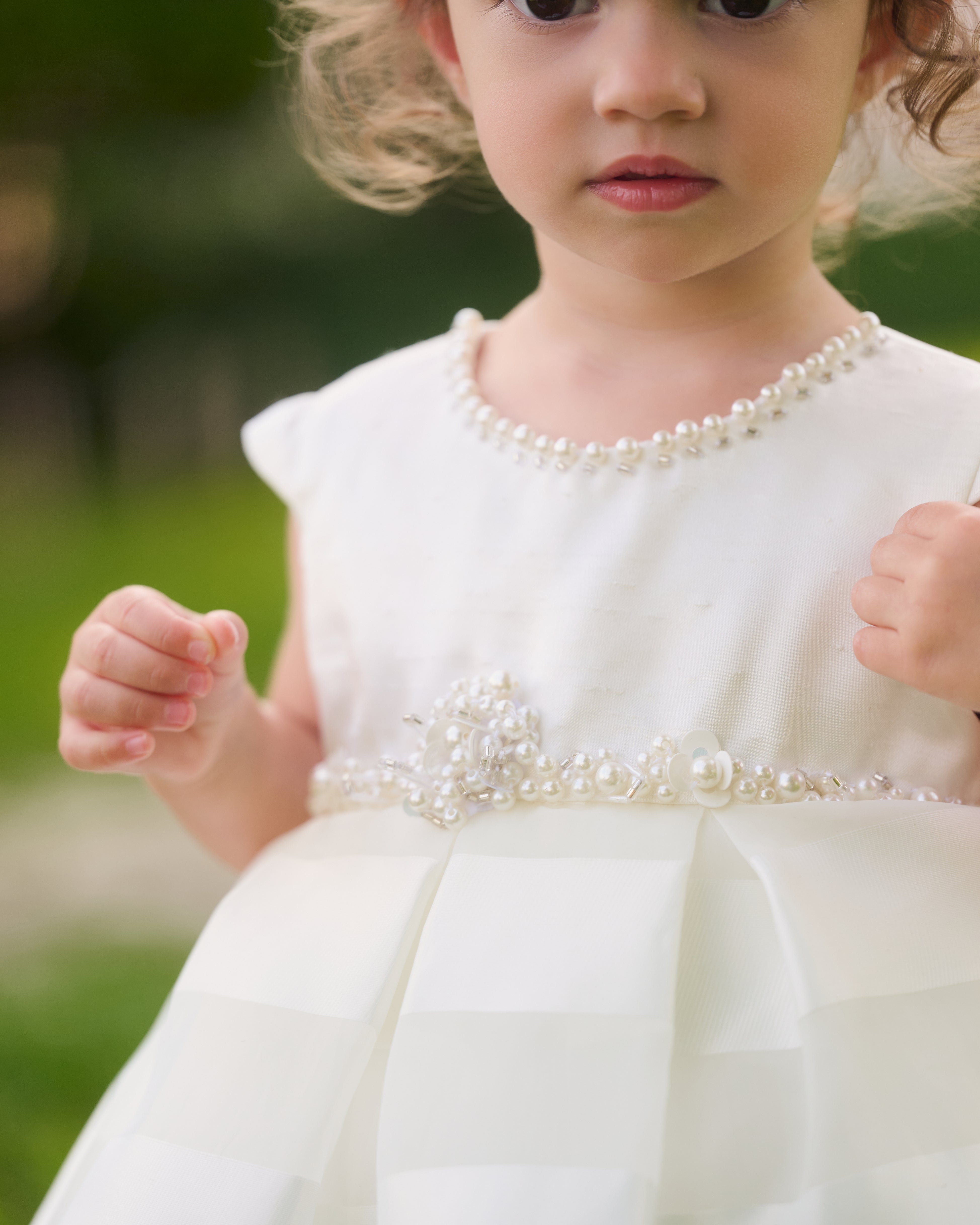 Sofia Pearl Dress – Jorya Kids Boutique