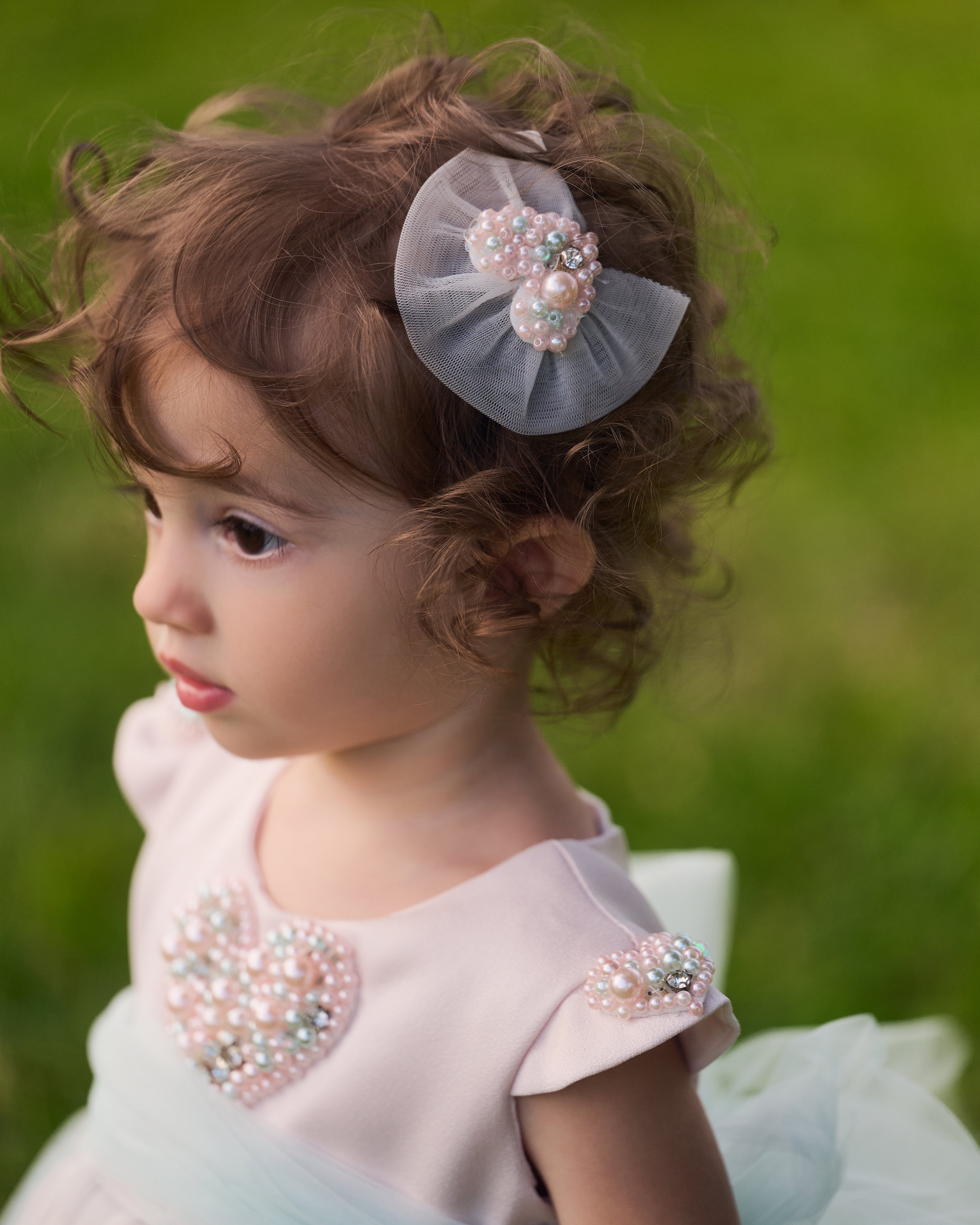 Pearl Heart Dress – Jorya Kids Boutique