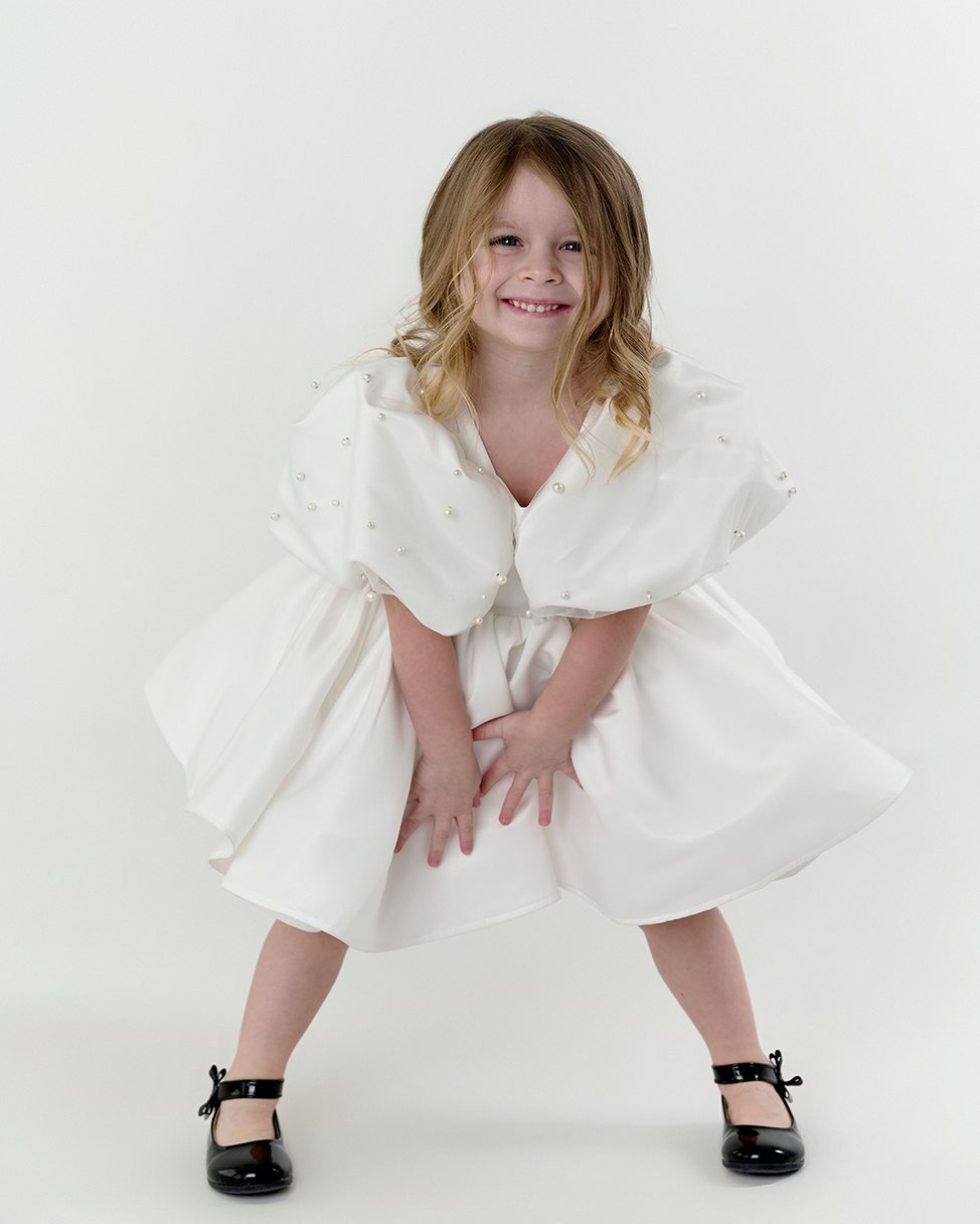 The White Dream Of Pearls Dress – Jorya Kids Boutique
