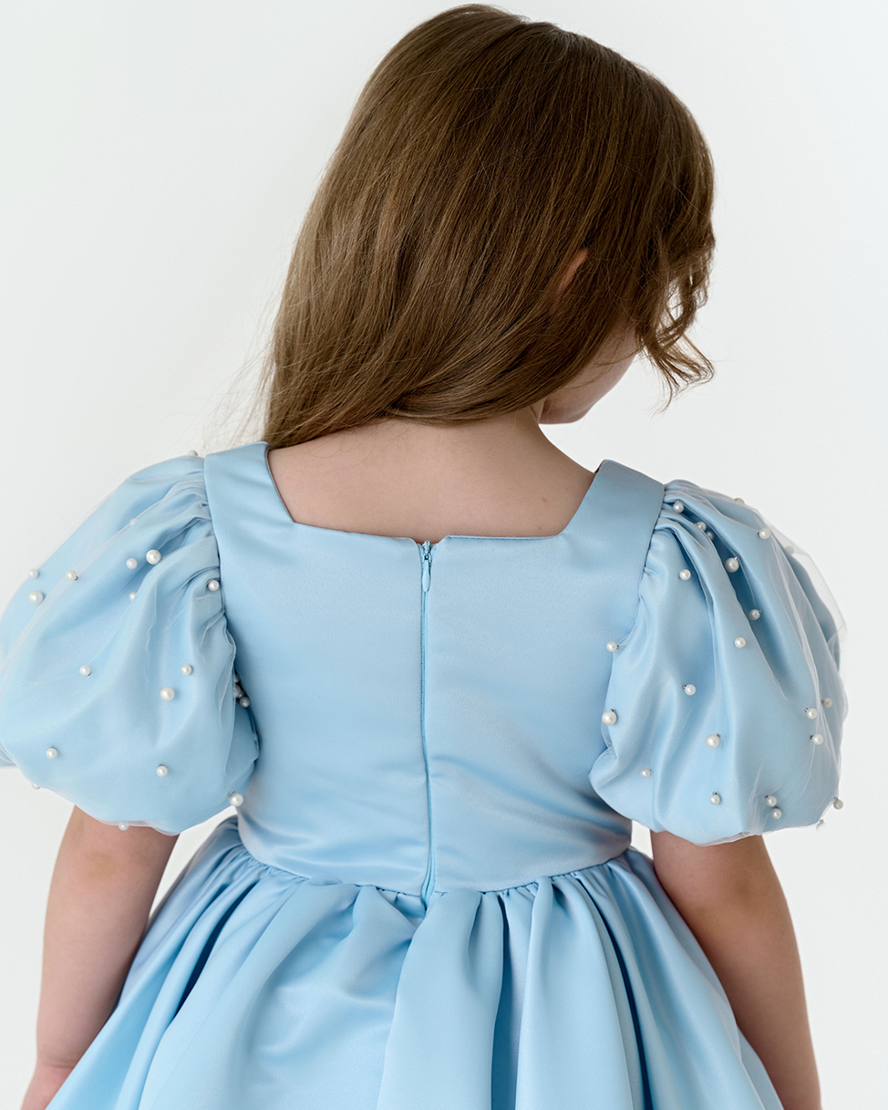 The Blue Dream Of Pearls Dress – Jorya Kids Boutique