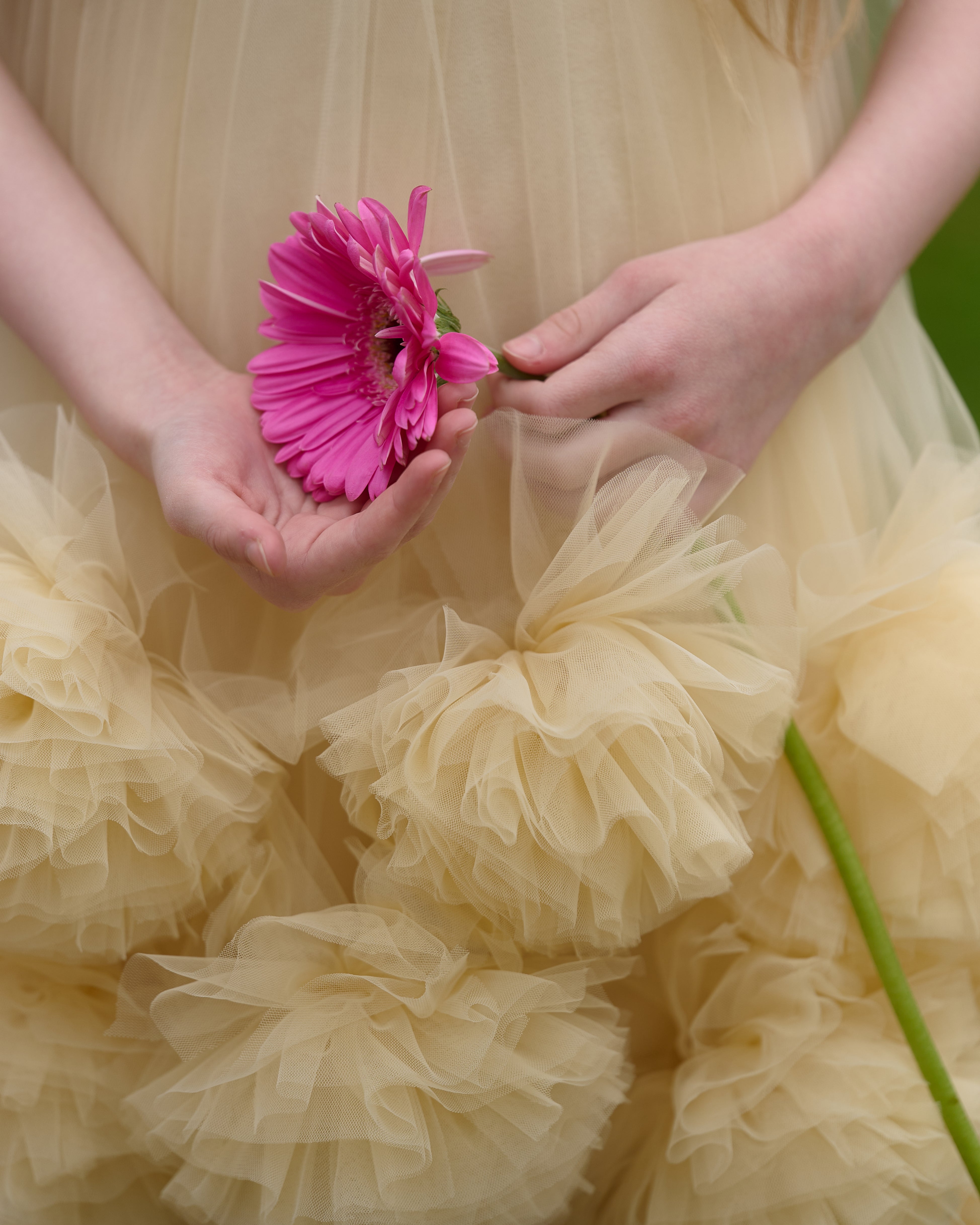 Golden Bloom Dress – Jorya Kids Boutique