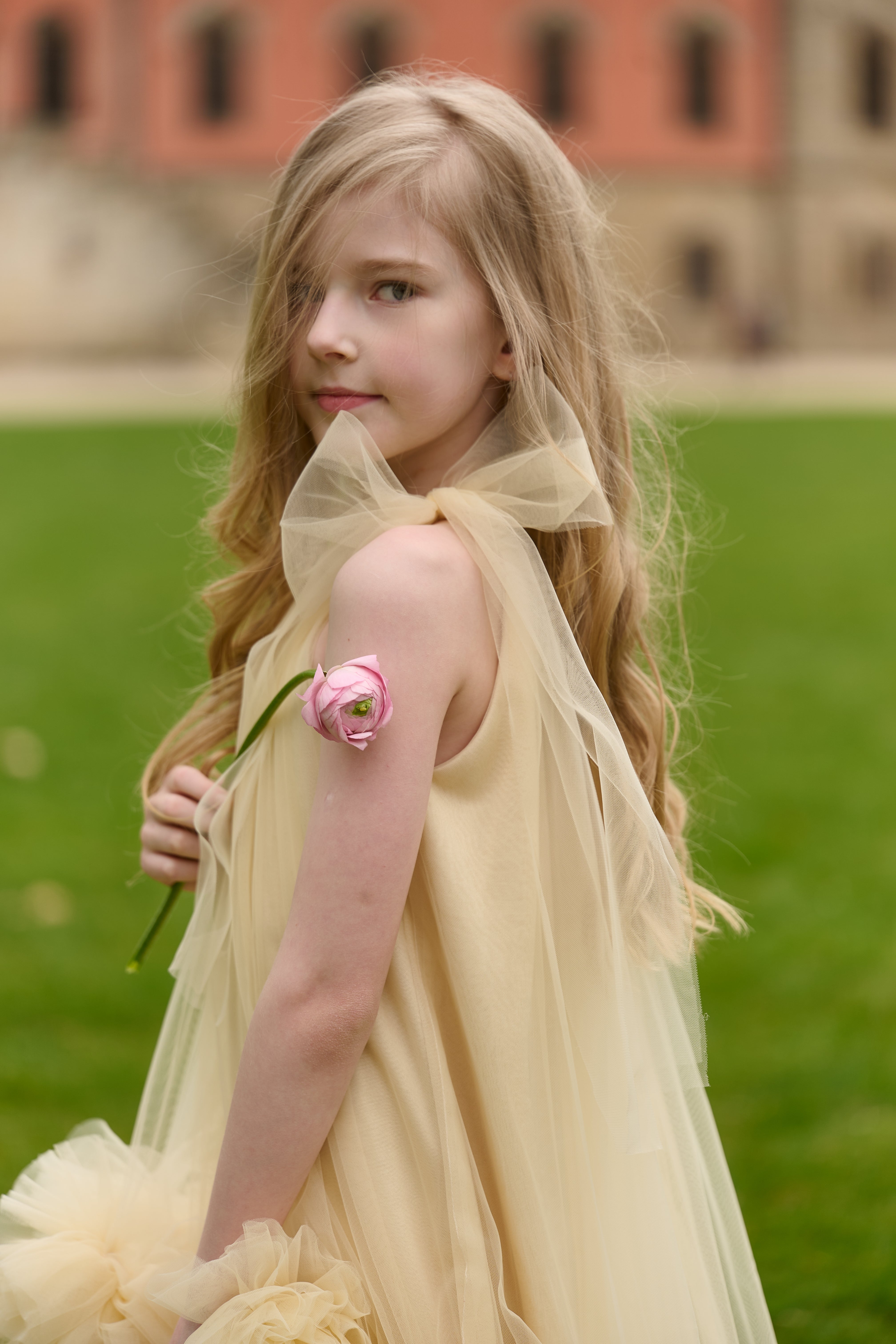 Golden Bloom Dress