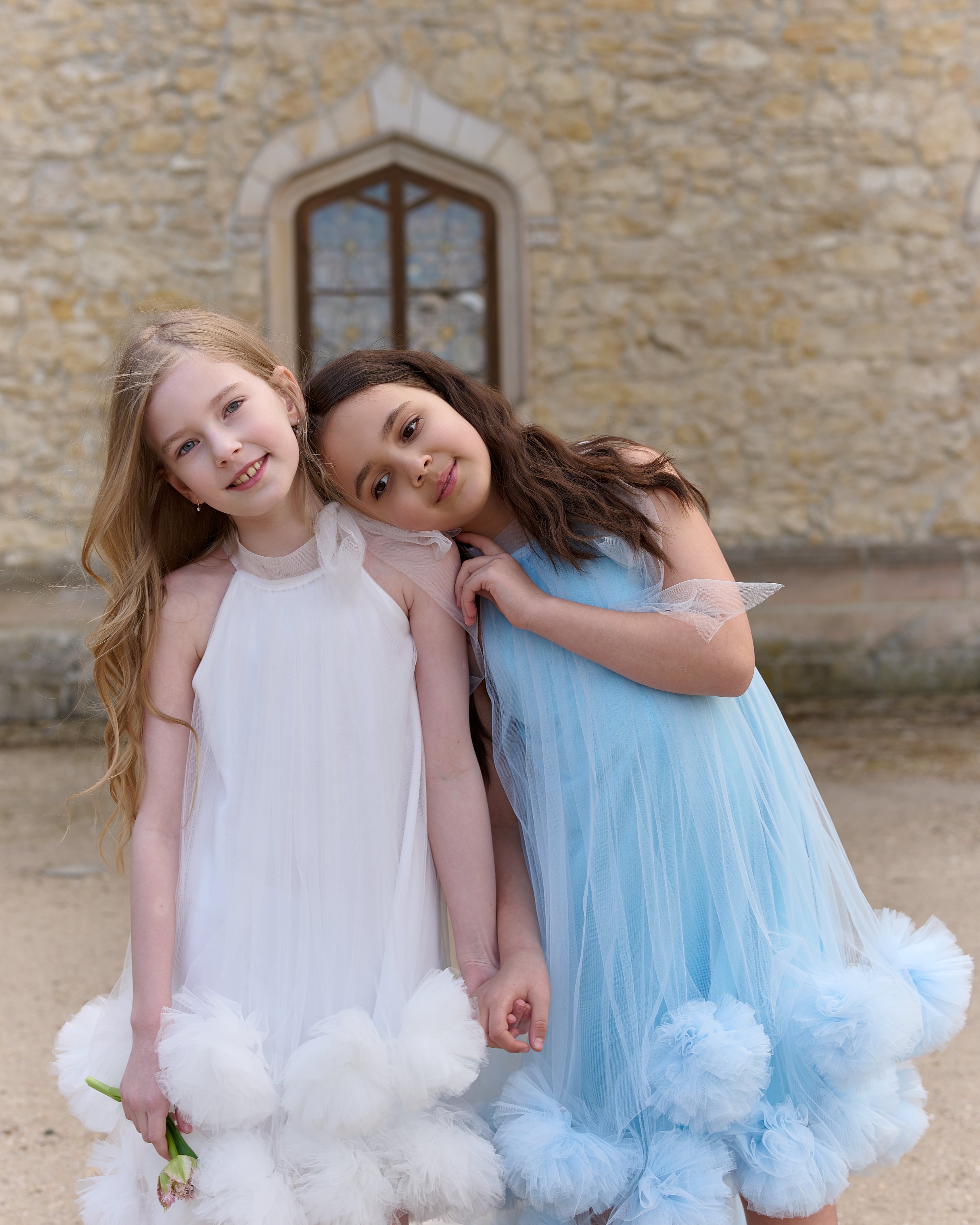 White Blossom Dress – Jorya Kids Boutique
