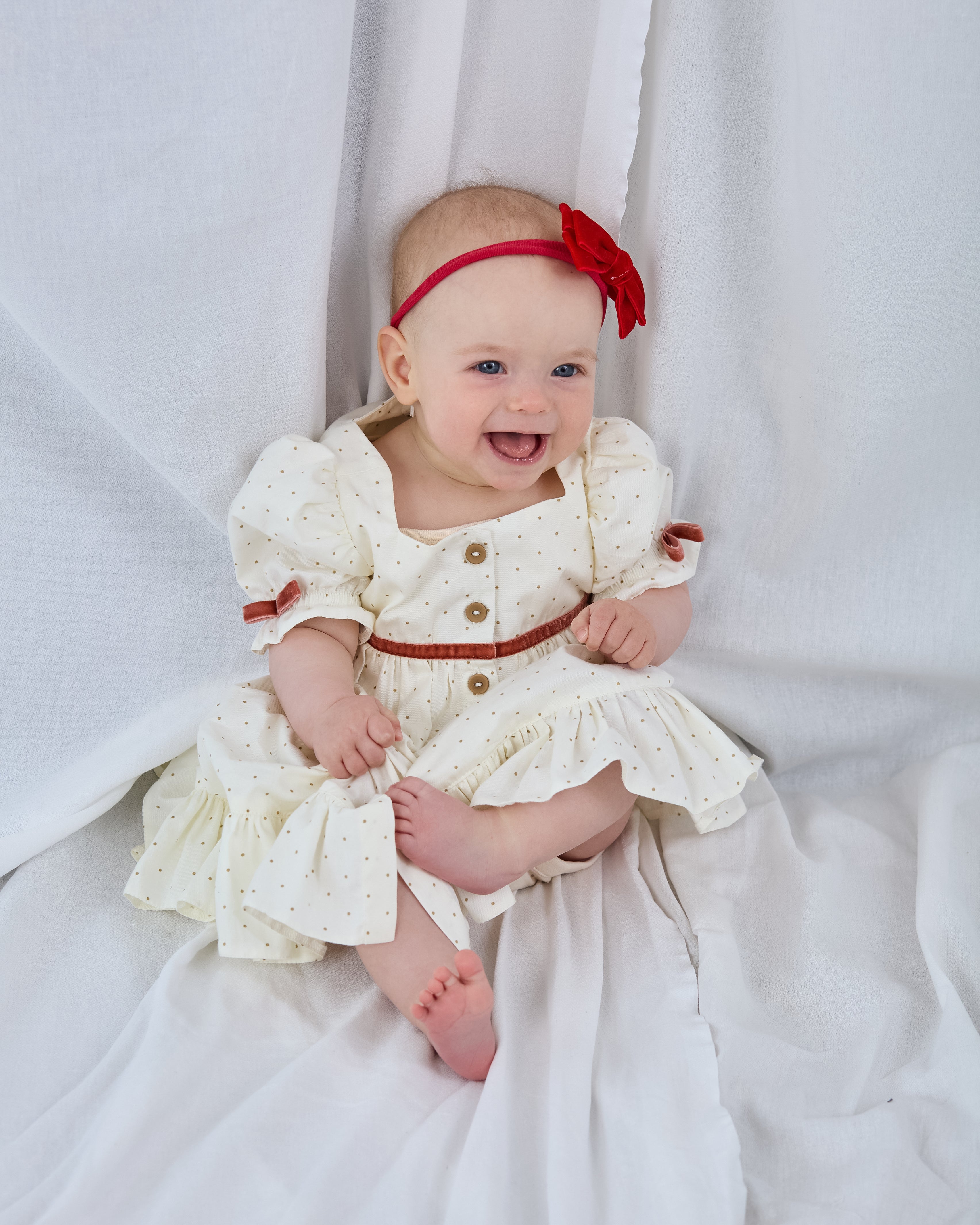 Polka Dots Cotton Dress – Jorya Kids Boutique