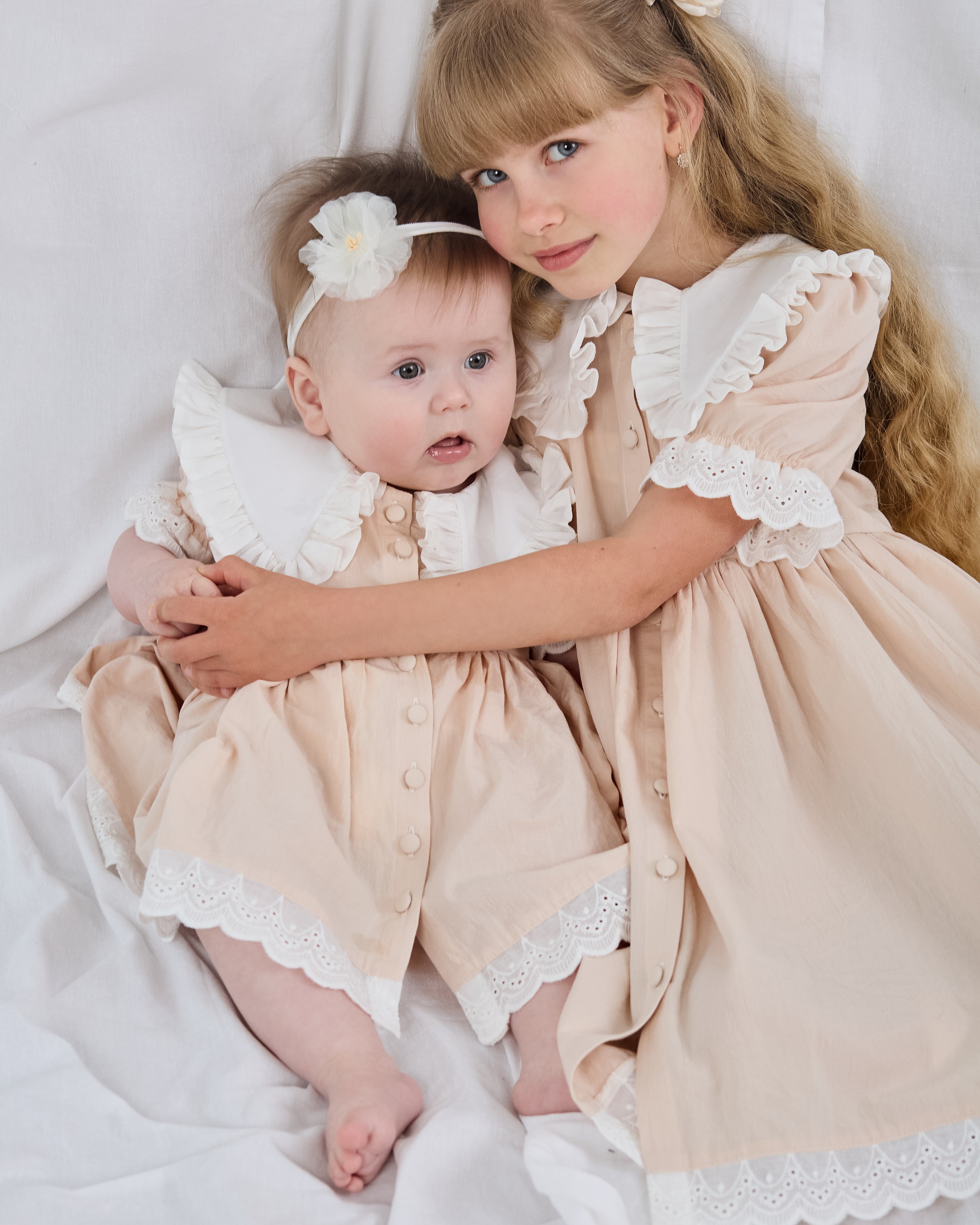 Vintage Collar Cotton Dress – Jorya Kids Boutique