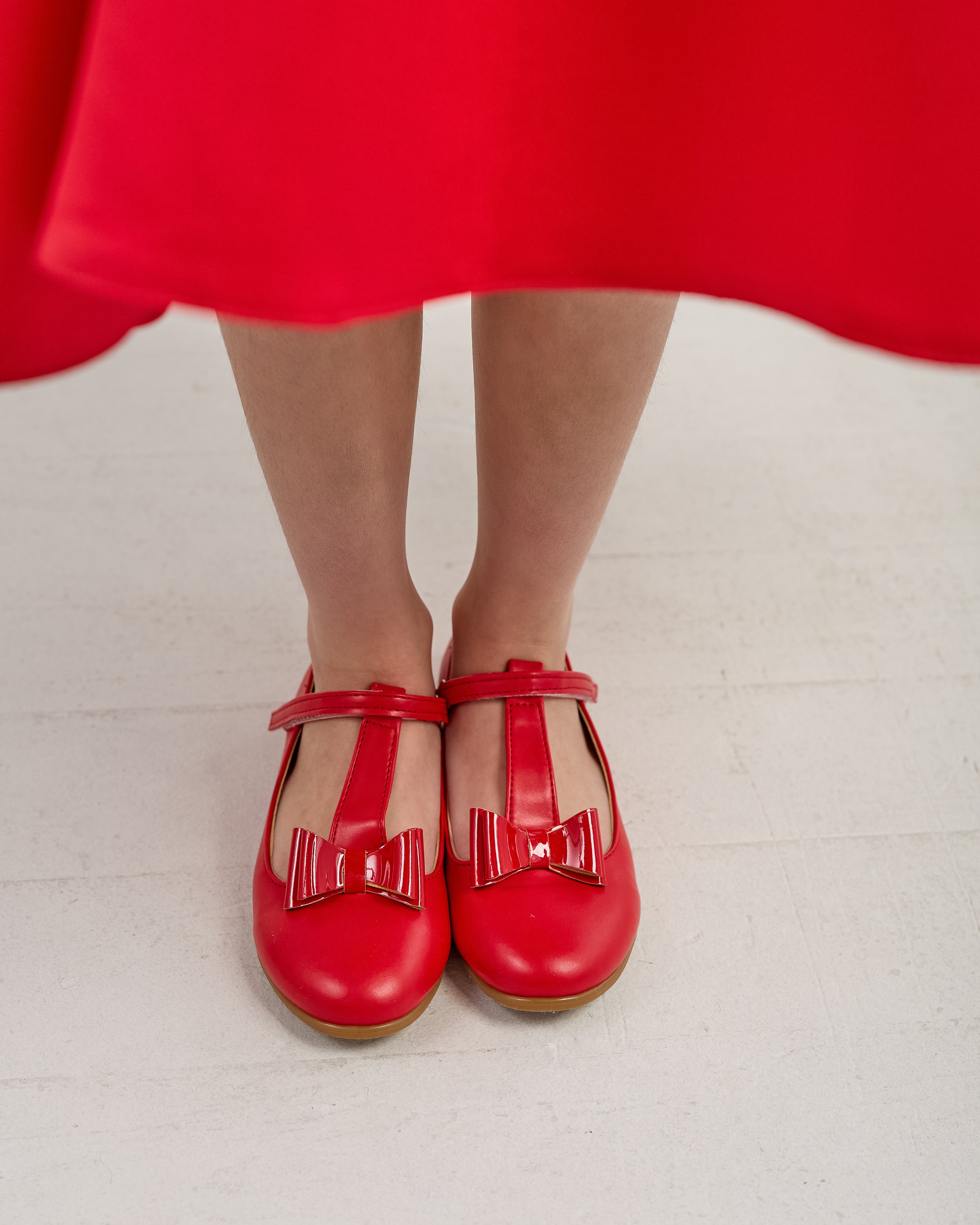 Red Bow Leather Shoes – Jorya Kids Boutique