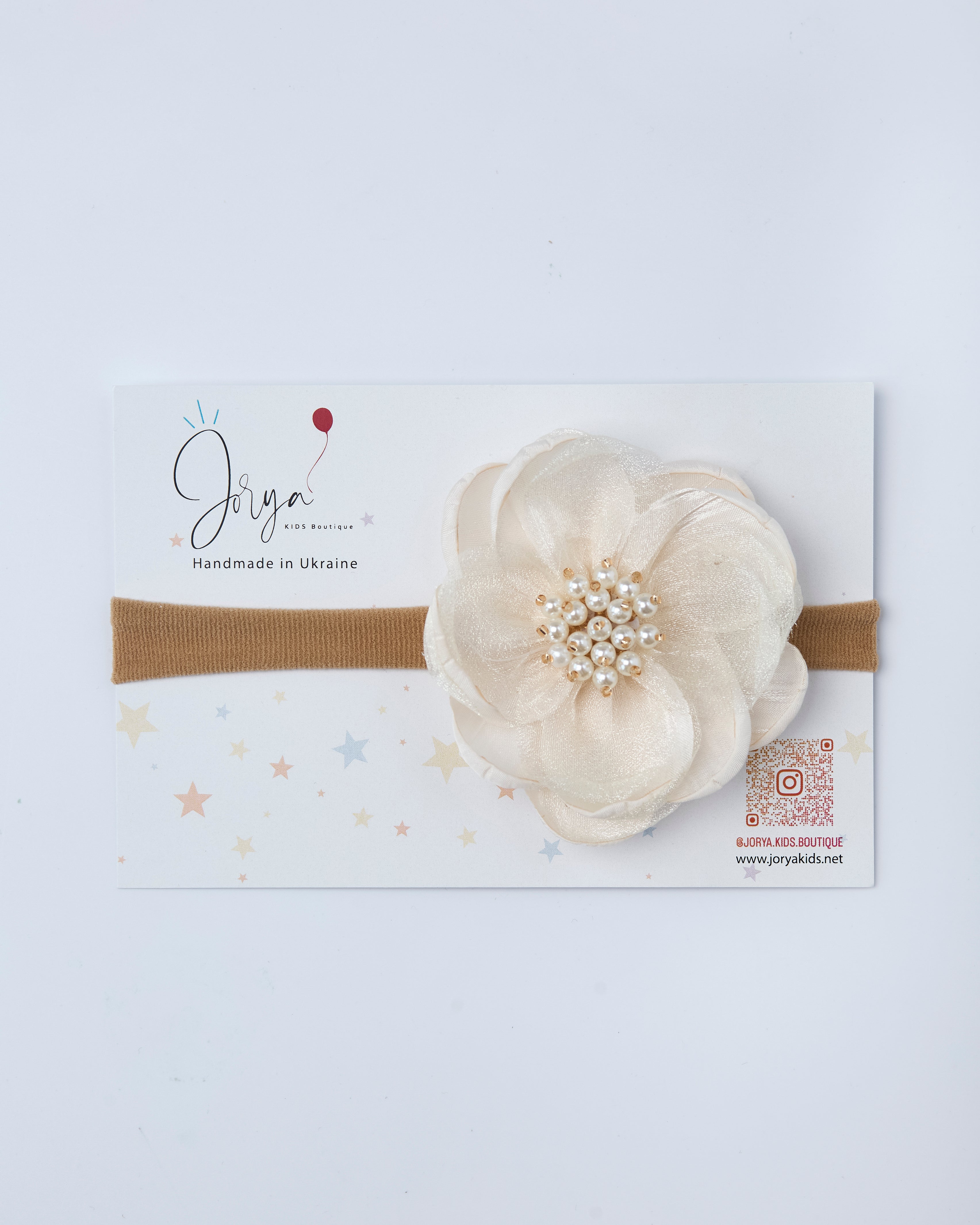Ivory Flower Baby Headband – Jorya Kids Boutique