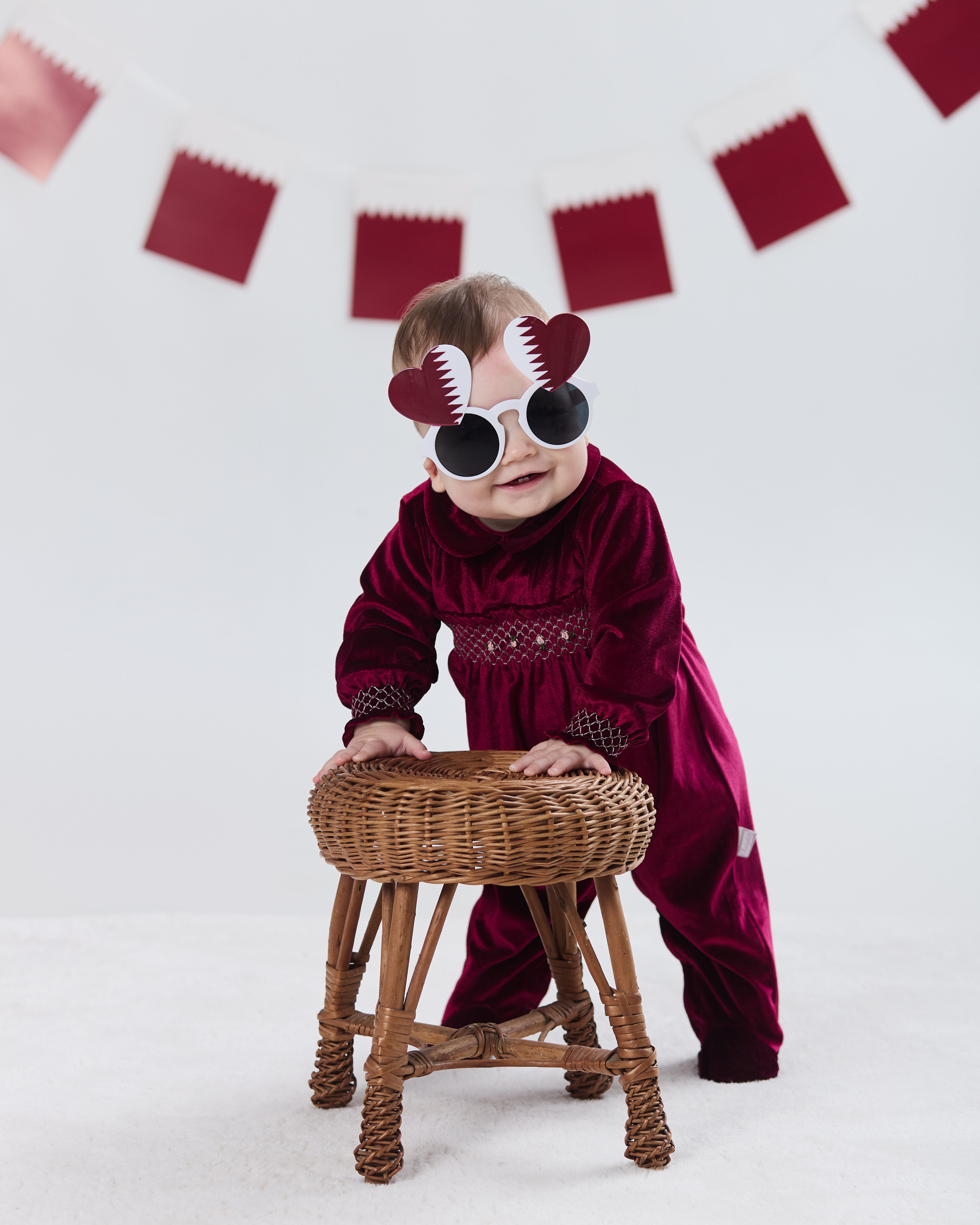 Qatar National Day Baby Outfit – Jorya Kids Boutique