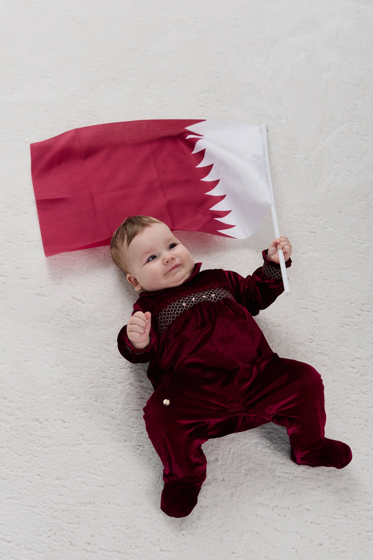 Qatar National Day Baby Outfit – Jorya Kids Boutique