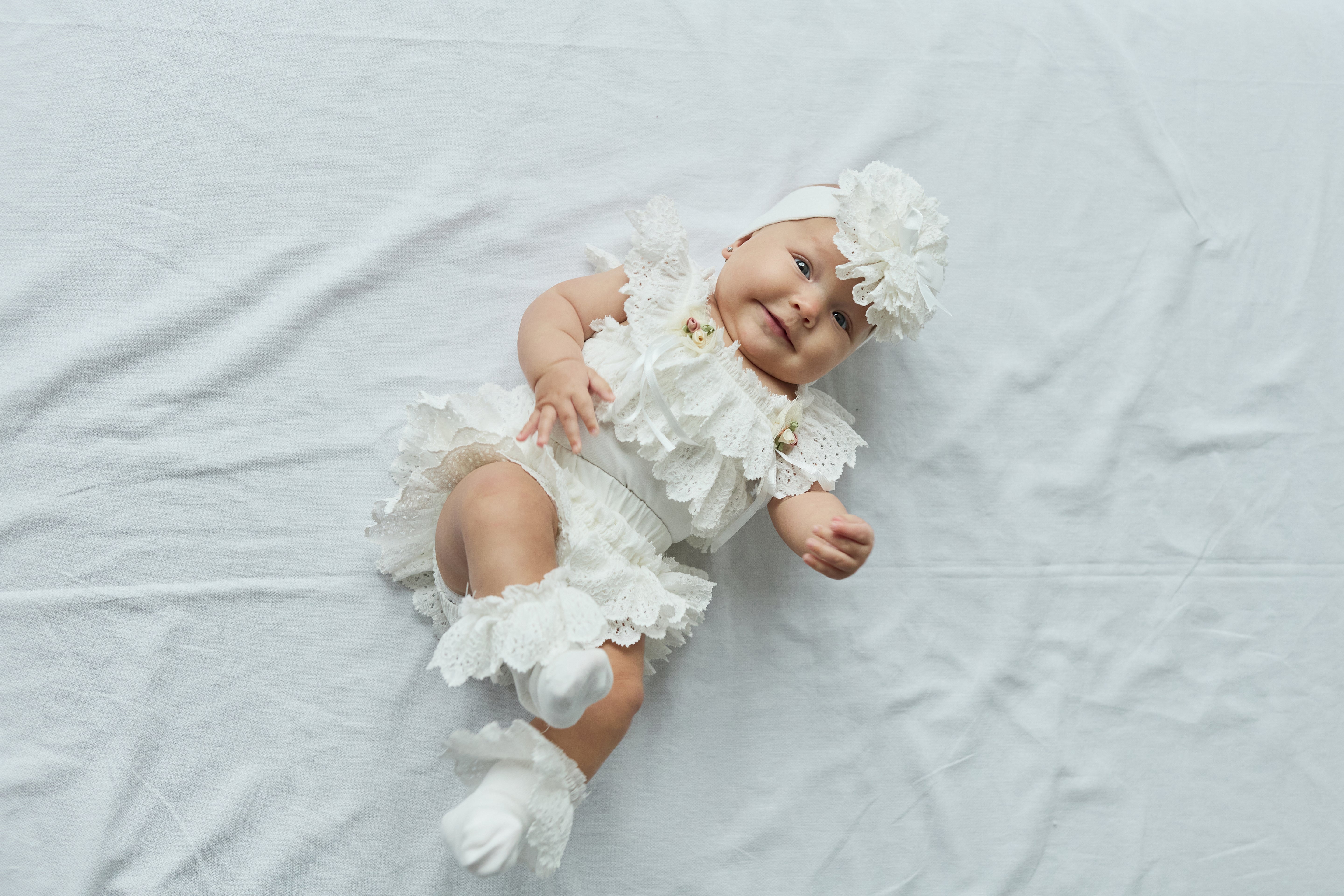 Ivory Bloom Lace Set