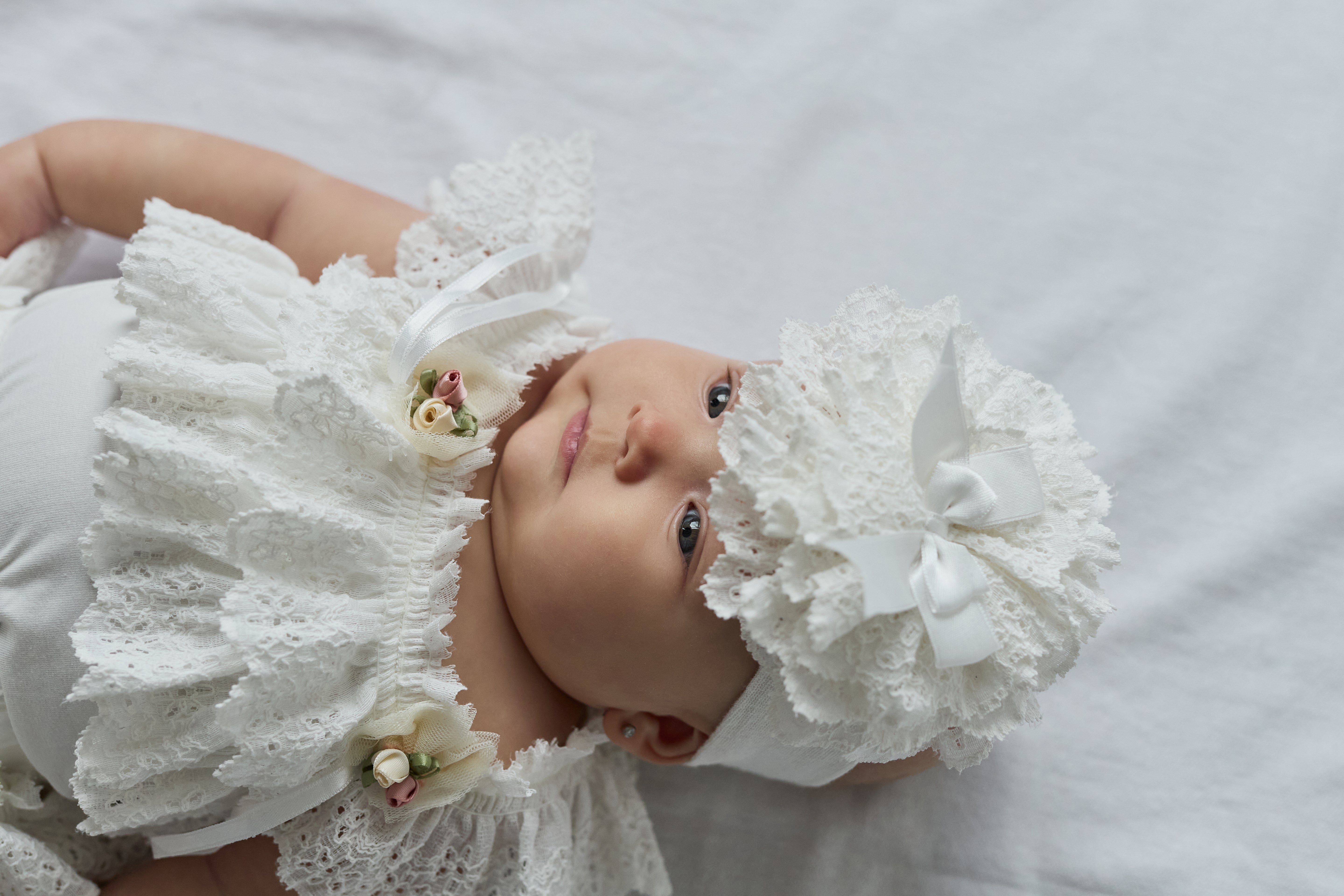 Ivory Bloom Lace Set