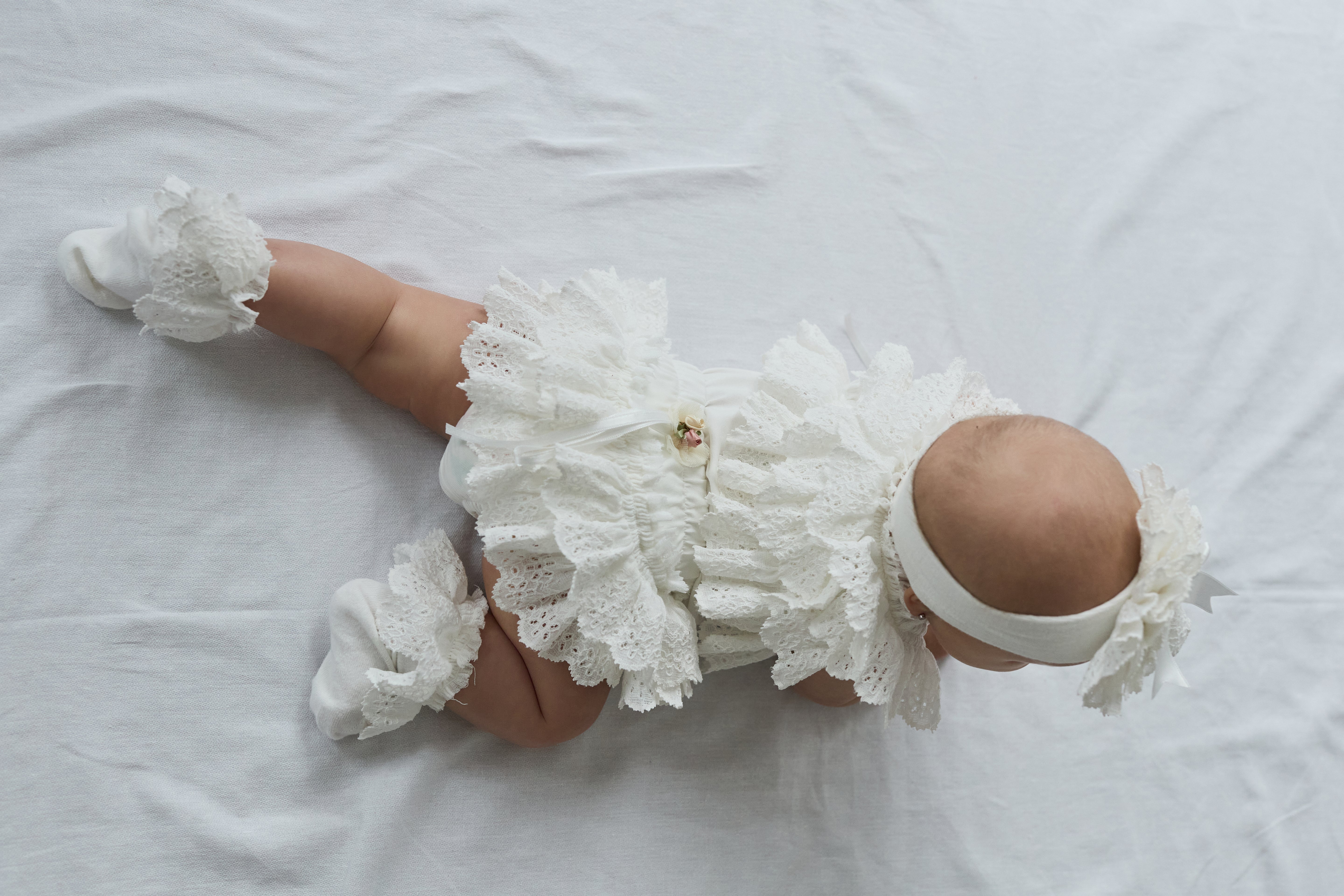Ivory Bloom Lace Set