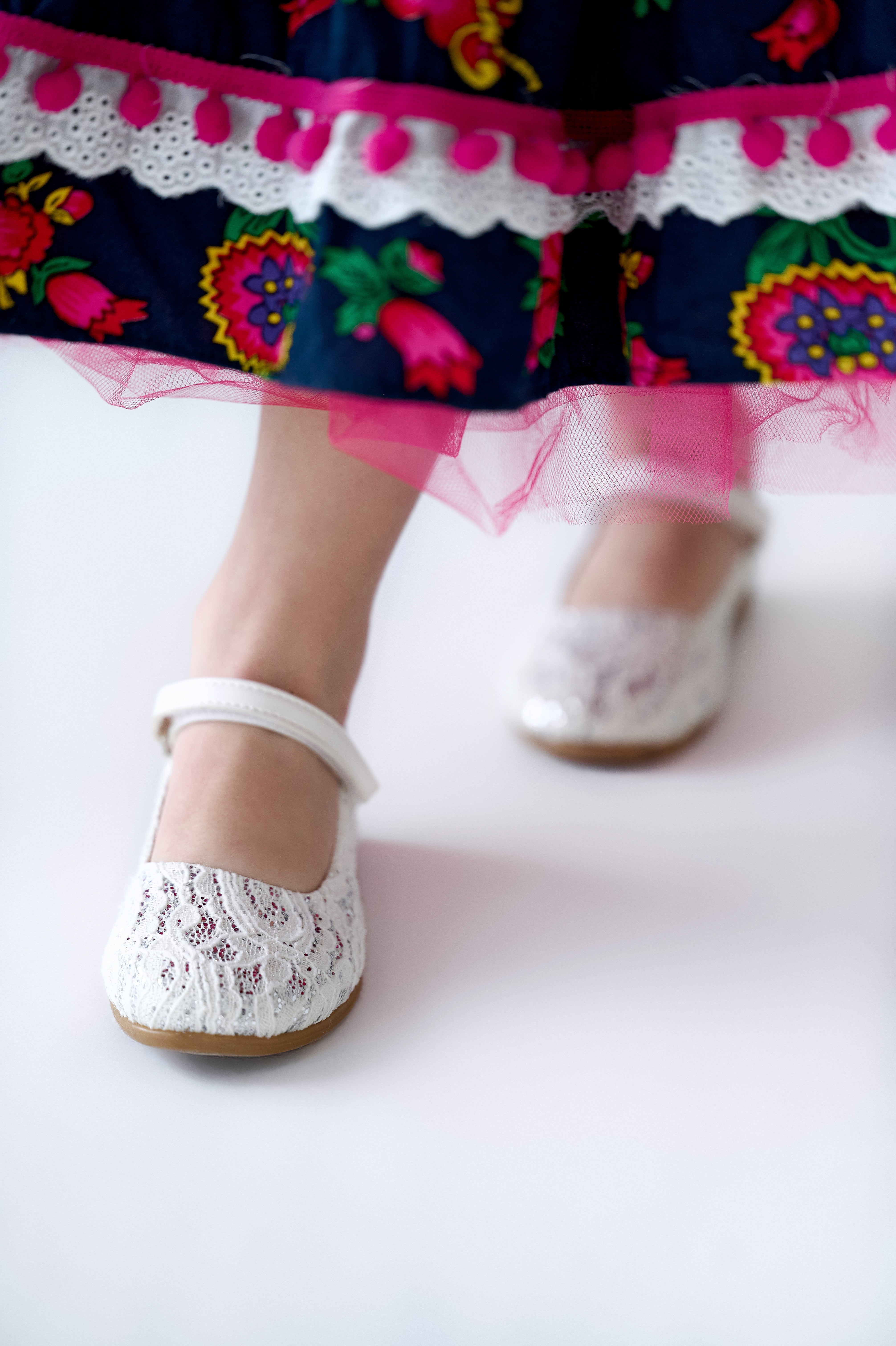 White Lace Shoes