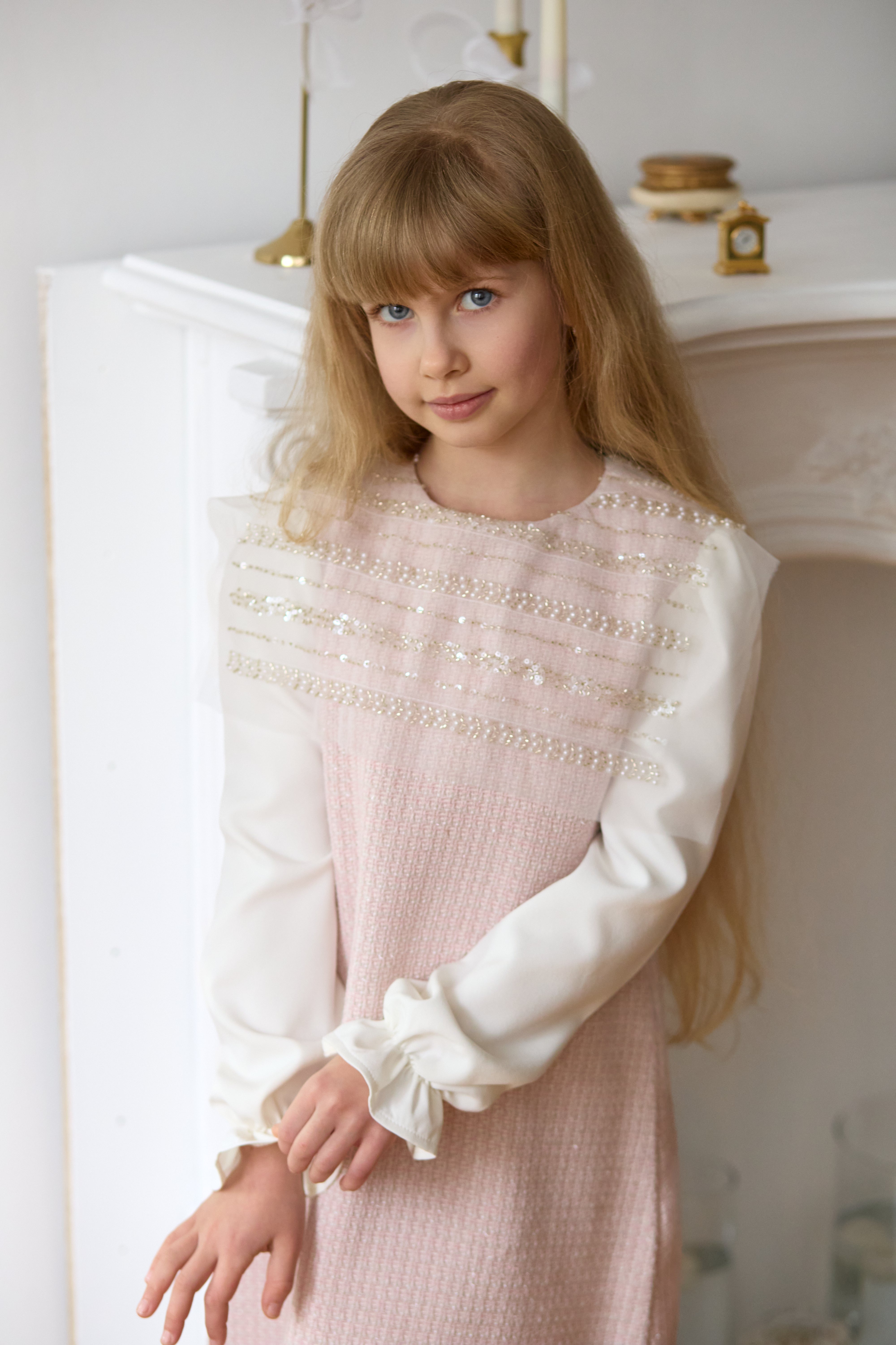 Pearl Tweed Dress