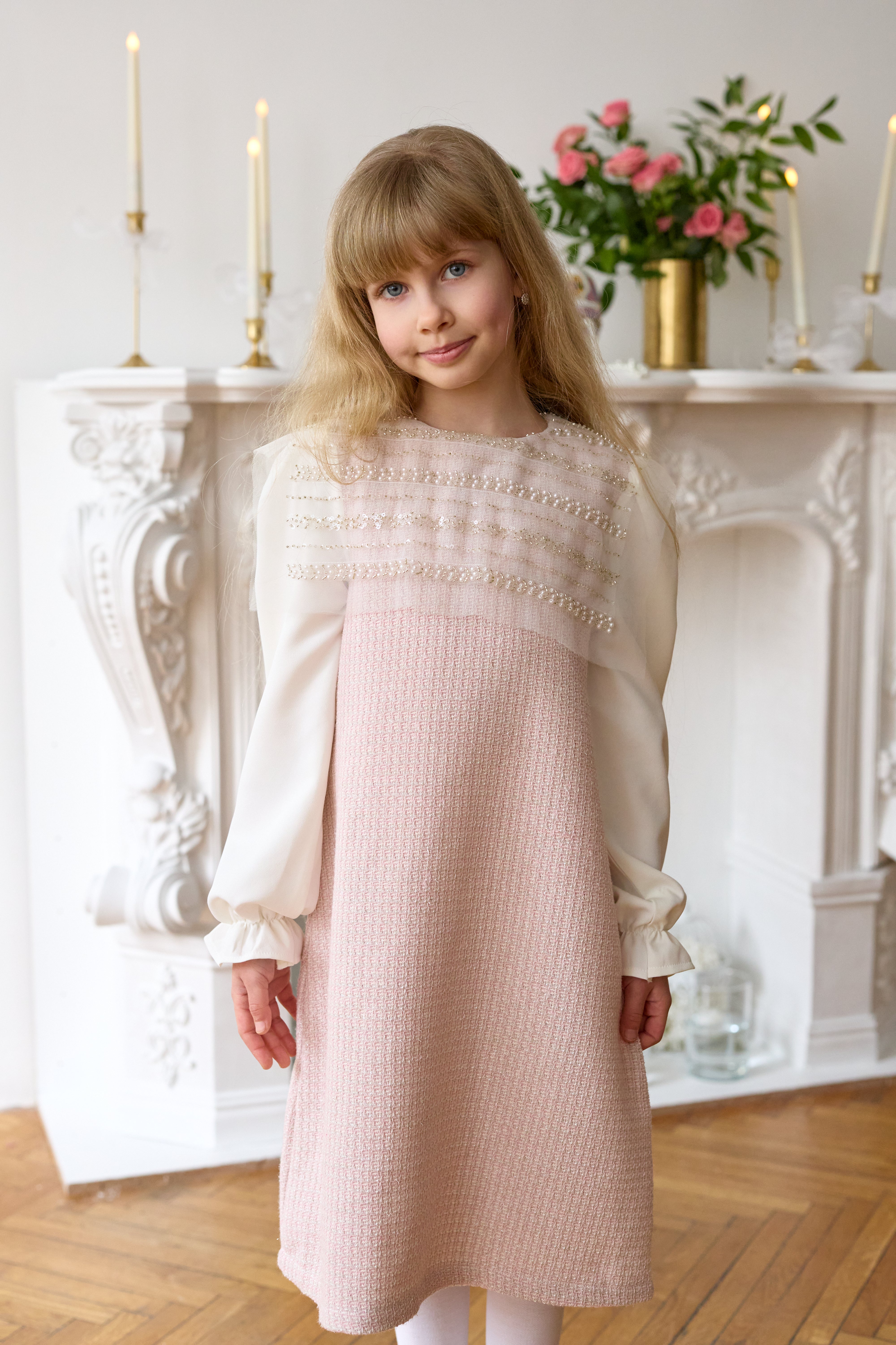 Pearl Tweed Dress