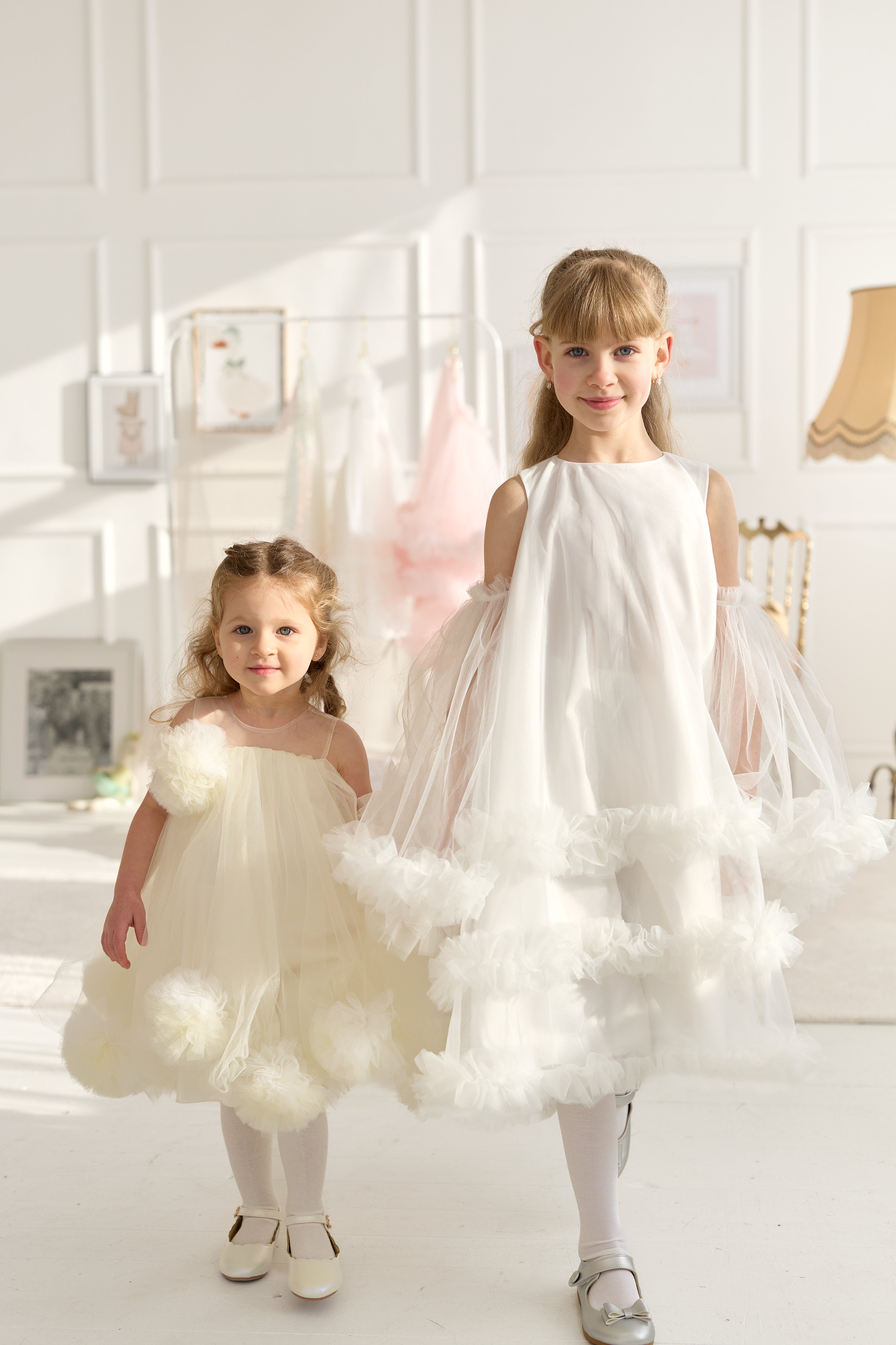 Buttercream Cloud Dress – Jorya Kids Boutique