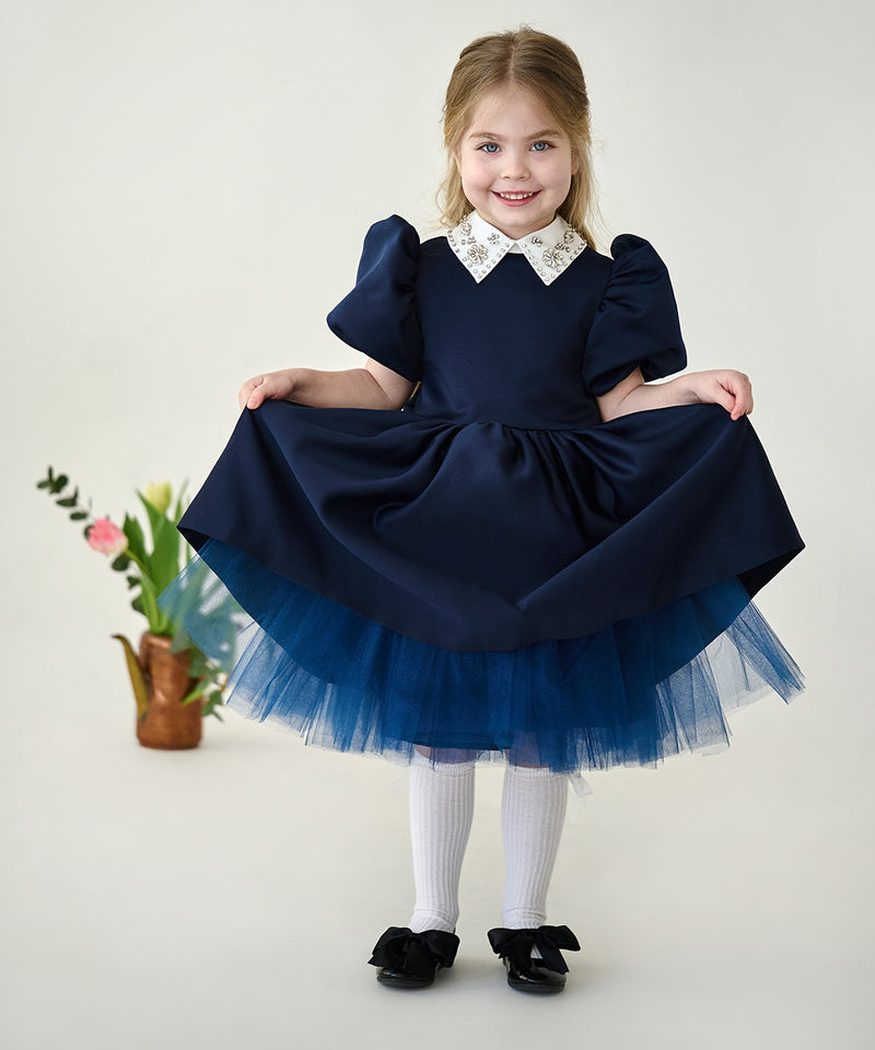 Blueberry Cupcake Dress – Jorya Kids Boutique