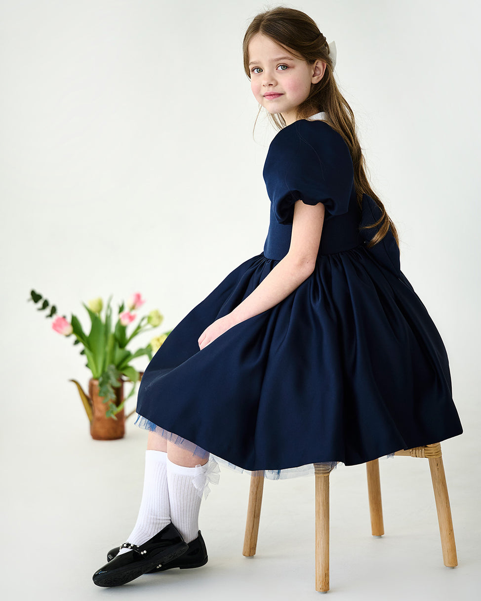 Blueberry Cupcake Dress – Jorya Kids Boutique