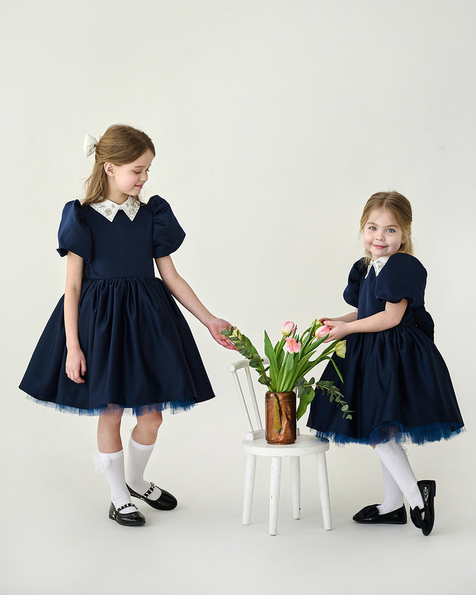 Blueberry Cupcake Dress – Jorya Kids Boutique