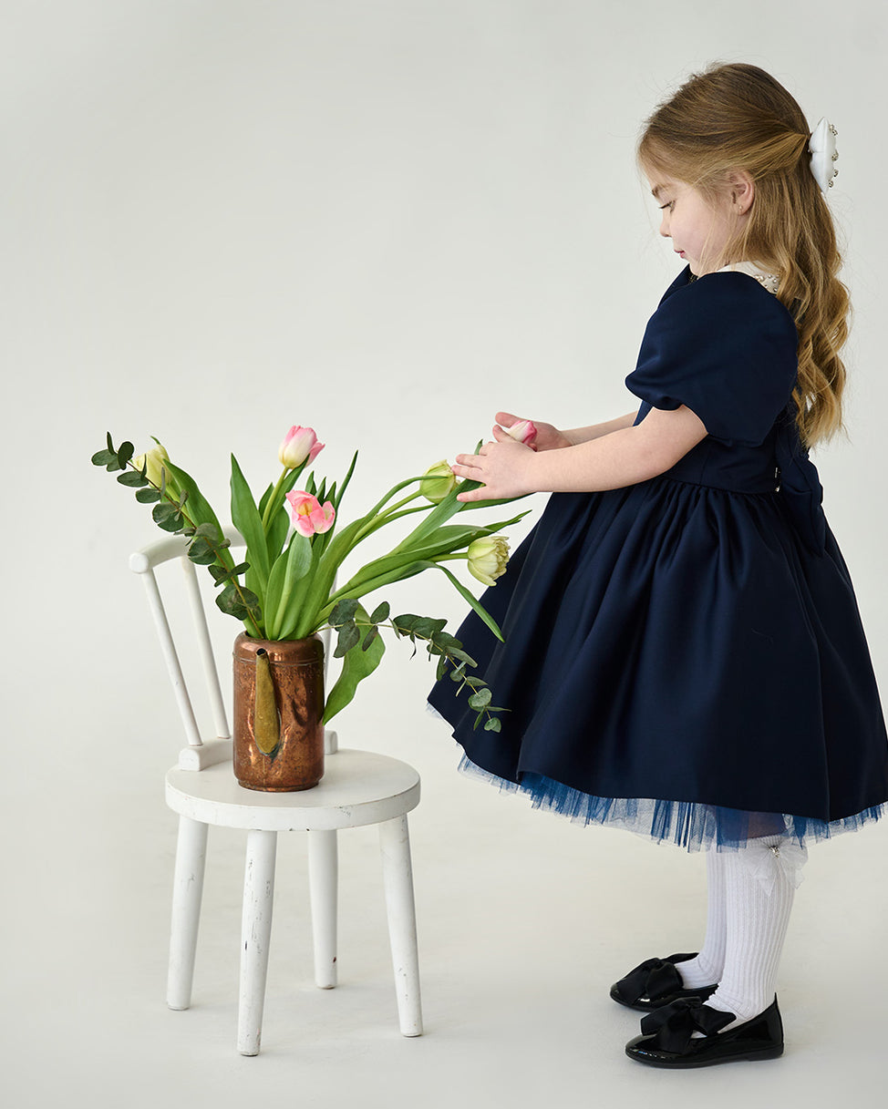 Blueberry Cupcake Dress – Jorya Kids Boutique