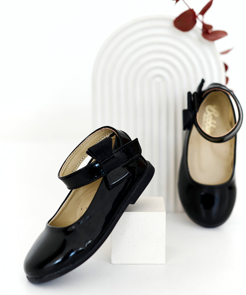 Shiny Black Shoes – Jorya Kids Boutique