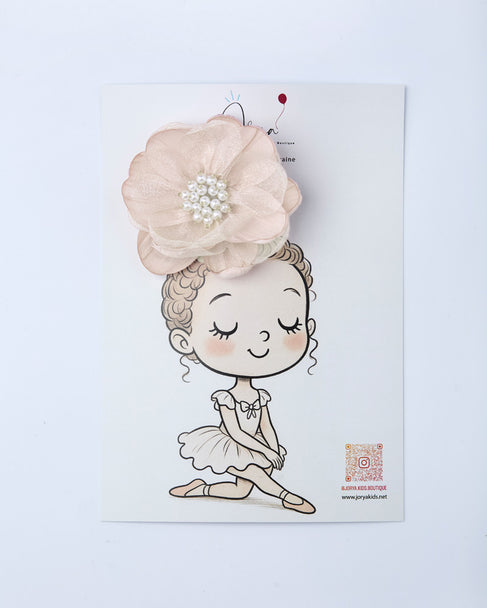 Elegant Handmade Flower Hair Clip – Jorya Kids Boutique